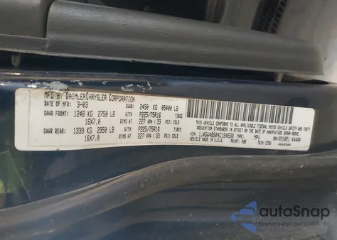 2004 Jeep Grand Cherokee Laredo z USA, uszkodzony, nr VIN 1J4GW48S04C154538
